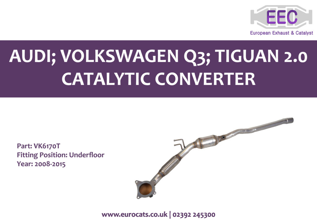 Have you seen our Audi; Volkswagen Q3; Tiguan 2.0 Catalytic Converter