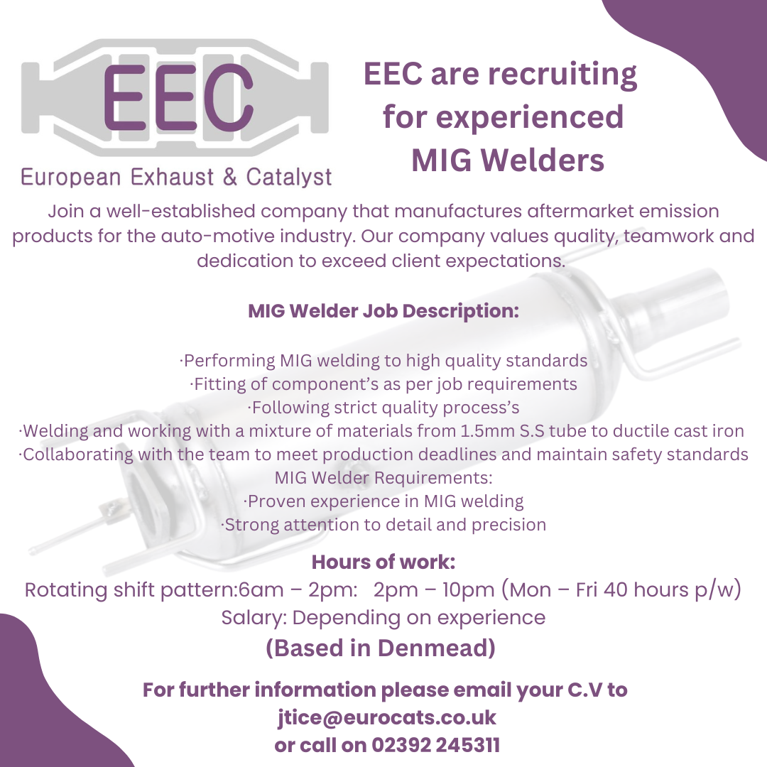 EEC are recruiting!!!